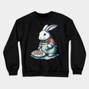 Chef Bunny making Sushi Crewneck Sweatshirt